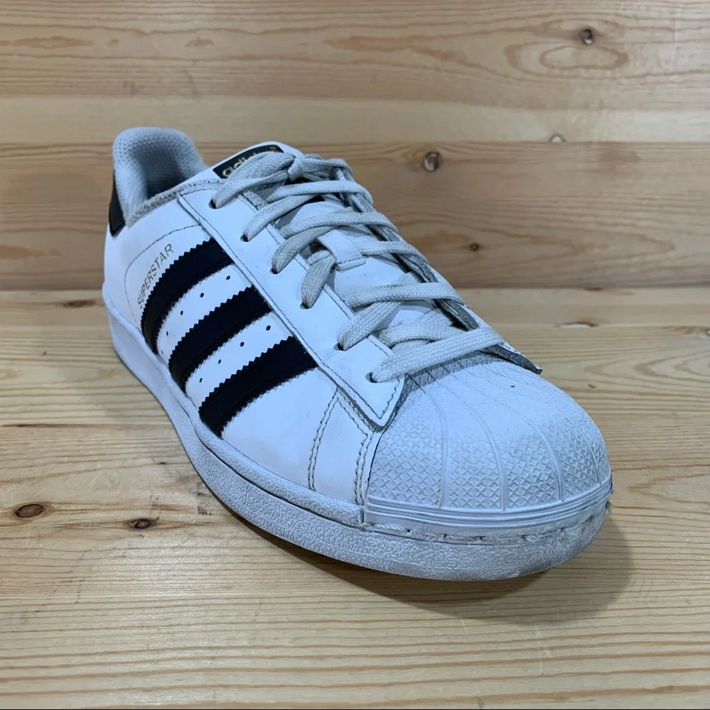 AdIdas Superstar Sneakers Shoes # C77124 Men’s Size 7 Cloud White/Core Black